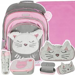 Mokyklinė kuprinė su priedais Starpak Plush Kitty 486152, 5 dalių kaina ir informacija | Kuprinės mokyklai, sportiniai maišeliai | pigu.lt