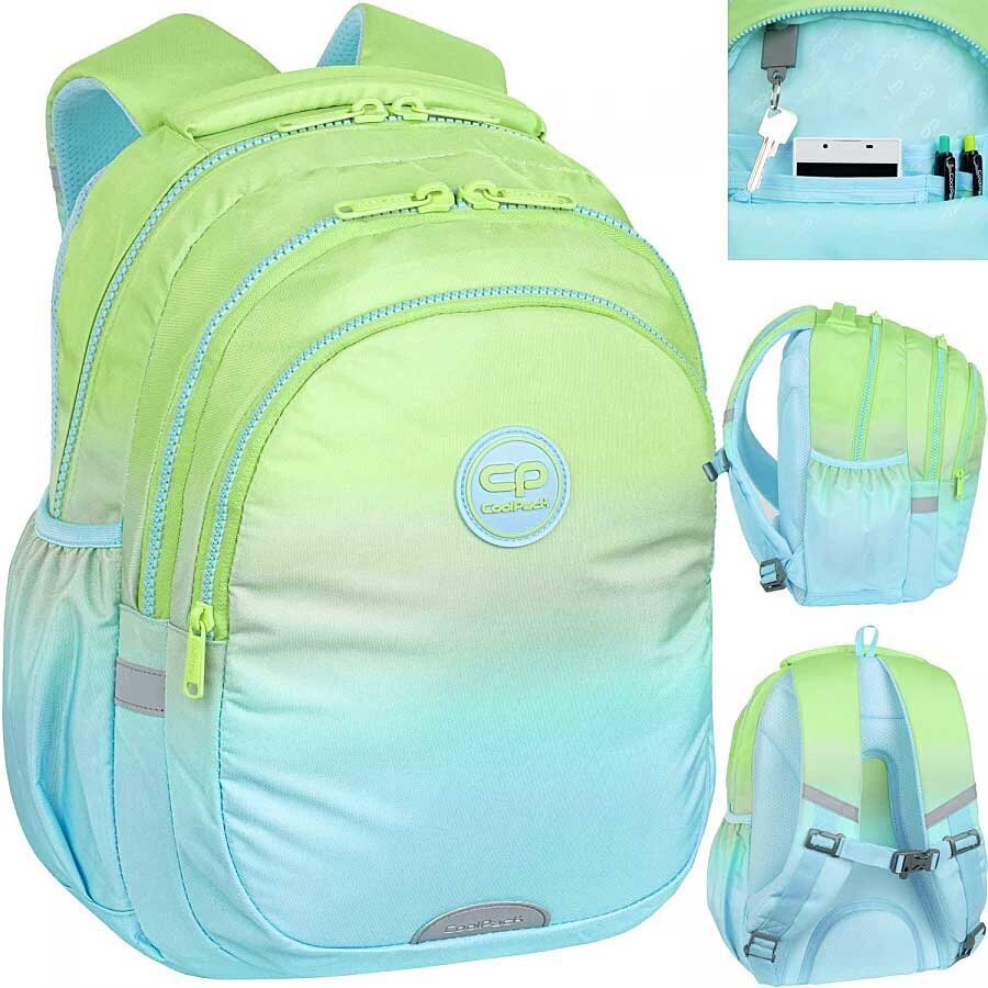 Mokyklinė kuprinė CoolPack Jerry Mojito F029755, 21 l, 39x28x15 cm kaina ir informacija | Kuprinės mokyklai, sportiniai maišeliai | pigu.lt