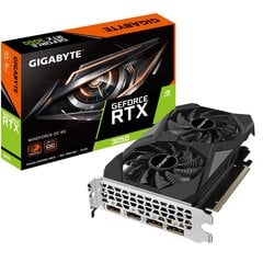 Gigabyte GeForce RTX 3050 Windforce OC (GV-N3050WF2OC-6GD) цена и информация | Видеокарты (GPU) | pigu.lt