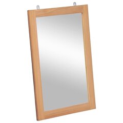 Sieninis veidrodis, 50x70 cm, rudas цена и информация | Зеркала | pigu.lt