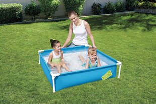 Karkasinis baseinas Bestway My First Frame Pool, 122x122x30 cm цена и информация | Бассейны | pigu.lt