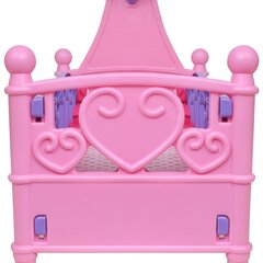 Lėlių lovytė VidaXL, rožinė kaina ir informacija | Žaislai mergaitėms | pigu.lt