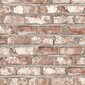 Tapetai Dutch Wallcoverings EW3102, raudonos spalvos, plytų dizaino цена и информация | Tapetai | pigu.lt