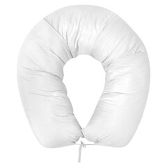 Maitinimo pagalvė 40x170 cm, balta kaina ir informacija | Maitinimo pagalvės | pigu.lt