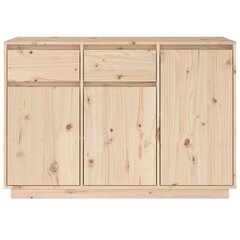 Šoninė spintelė, 110x34x75cm, pušies medienos masyvas цена и информация | Шкафчики в гостиную | pigu.lt