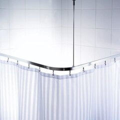 Šoninis dušo užuolaidos karnizas Ridder kaina ir informacija | Vonios kambario aksesuarai | pigu.lt
