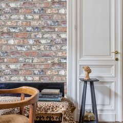 Tapetai Dutch Wallcoverings EW3103, įvairių spalvų, plytų dizaino kaina ir informacija | Tapetai | pigu.lt