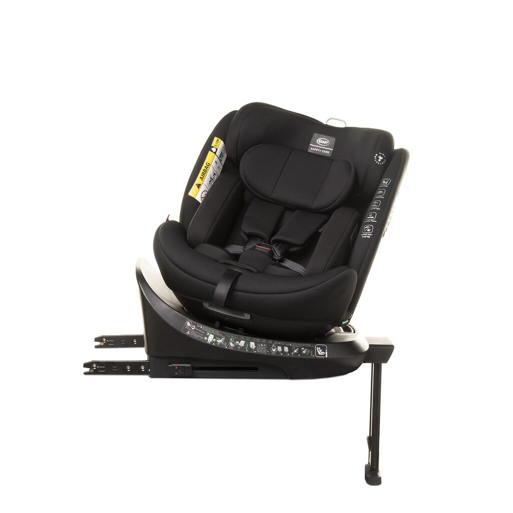 Automobilinė kėdutė 4Baby Enzo-fix, 0-36 kg., black kaina ir informacija | Autokėdutės | pigu.lt