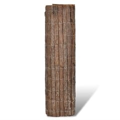 Tvora iš medžio žievės, 400 x 100 cm kaina ir informacija | Tvoros ir jų priedai | pigu.lt