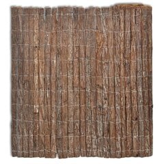 Tvora iš medžio žievės, 400 x 100 cm kaina ir informacija | Tvoros ir jų priedai | pigu.lt