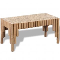 Кофейный столик из бамбука цена и информация | Журнальные столики | pigu.lt