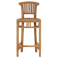 Baro kėdė iš tikmedžio medienos цена и информация | Стулья для кухни и столовой | pigu.lt