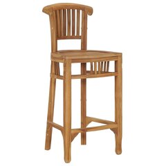 Baro kėdė iš tikmedžio medienos цена и информация | Стулья для кухни и столовой | pigu.lt