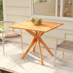 Sodo stalas, 85x85x75cm, akacijos medienos masyvas kaina ir informacija | Lauko stalai, staliukai | pigu.lt