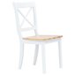 Valgomojo kėdė, 2 vnt., balta kaina ir informacija | Virtuvės ir valgomojo kėdės | pigu.lt