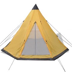 Палатка vidaXL, желтая цена и информация | Палатки | pigu.lt