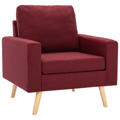 Krėslas, raudonas цена и информация | Кресла в гостиную | pigu.lt