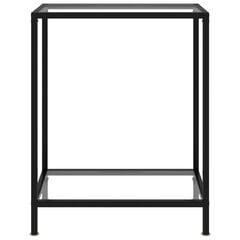 Konsolinis staliukas, 60x35x75cm, grūdintas stiklas, цена и информация | Журнальные столики | pigu.lt
