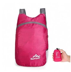 Складной рюкзак, розовый. цена и информация | Рюкзаки и сумки | pigu.lt