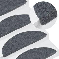 vidaXL laiptų kilimėlių komplektas 65x22,5 cm kaina ir informacija | Kilimai | pigu.lt