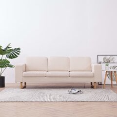 Трехместный диван, коричневатый цена и информация | Диваны | pigu.lt