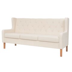 Трехместный диван, коричневатый цена и информация | Диваны | pigu.lt