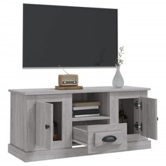 vidaXL Televizoriaus spintelė, pilka ąžuolo, 100x35,5x45cm, mediena kaina ir informacija | TV staliukai | pigu.lt