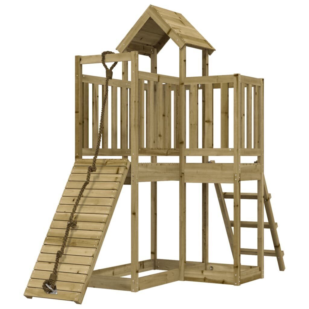 Žaidimų namelis su laipiojimo sienele vidaXL kaina ir informacija | Vaikų žaidimų nameliai | pigu.lt