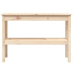 Konsolinis staliukas, Pušies medienos masyvas, 110x40x75cm kaina ir informacija | Stalai-konsolės | pigu.lt