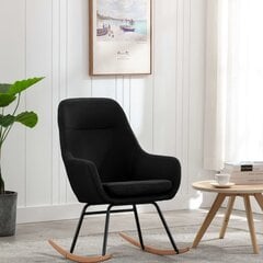 Supama kėdė, juodos spalvos kaina ir informacija | Svetainės foteliai | pigu.lt