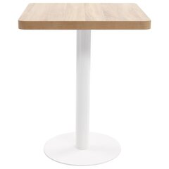 Bistro staliukas, 60x60 cm, rudas kaina ir informacija | Virtuvės ir valgomojo stalai, staliukai | pigu.lt