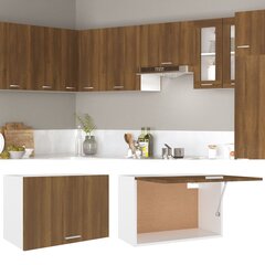 Pakabinama spintelė, ruda ąžuolo, 60x31x40cm, mediena цена и информация | Кухонные шкафчики | pigu.lt