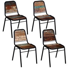 Обеденные стулья, 4 шт., 44x59x89 см, коричневые цена и информация | Стулья для кухни и столовой | pigu.lt
