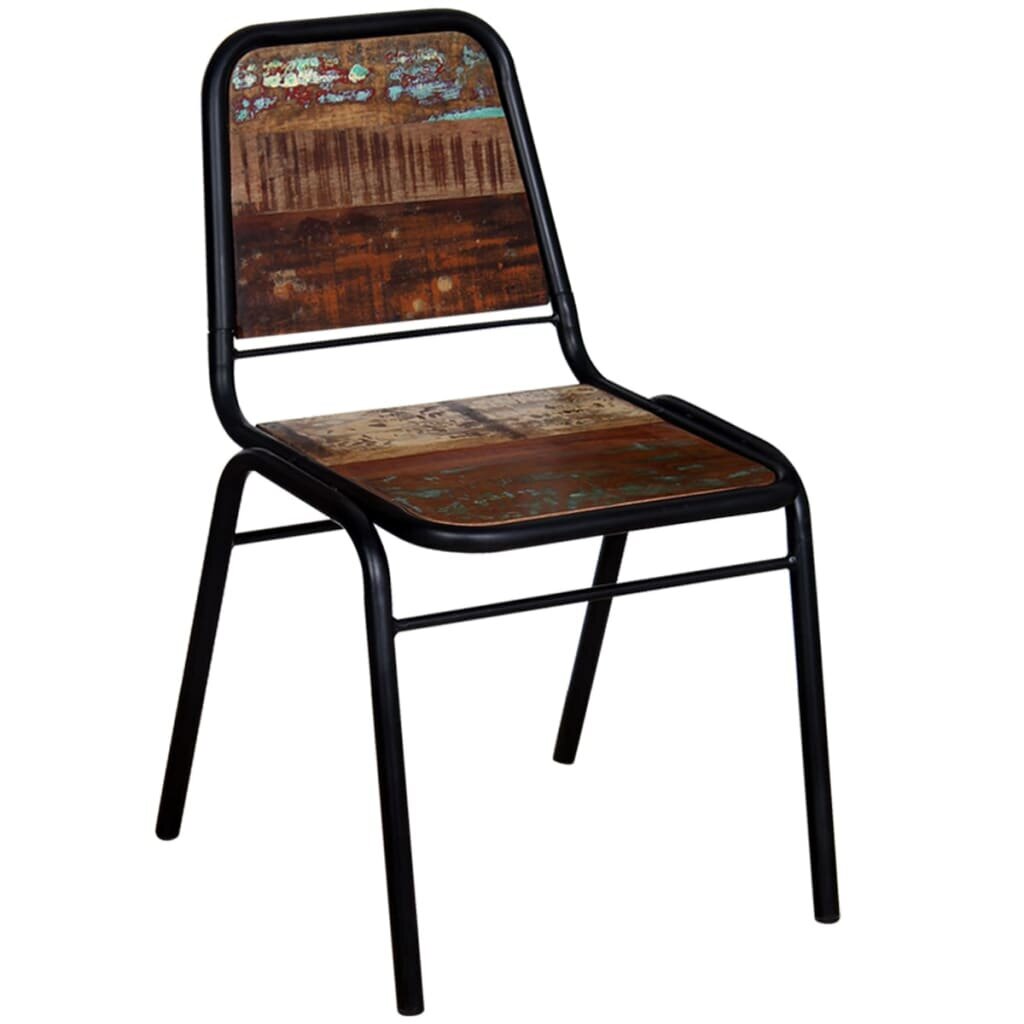 Valgomojo kėdės, 4 vnt, 44x59x89 cm, rudos цена и информация | Virtuvės ir valgomojo kėdės | pigu.lt
