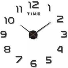 Настенные часы своими руками, черные. цена и информация | Часы | pigu.lt