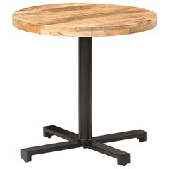 Bistro staliukas, skersmuo 80x75 cm, rudas kaina ir informacija | Virtuvės ir valgomojo stalai, staliukai | pigu.lt