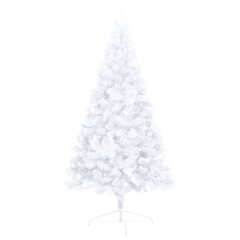 Pusinė kalėdinė eglutė su LED/žaisliukais, 120cm цена и информация | Искусственные елки | pigu.lt