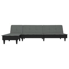 Sofa-lova vidaXL, pilka kaina ir informacija | Sofos | pigu.lt