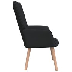 Poilsio kėdė, juoda, 62x68.5x96 cm цена и информация | Кресла в гостиную | pigu.lt