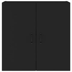 Sieninė spintelė, juoda, 60x31x60cm, apdirbta mediena цена и информация | Шкафчики в гостиную | pigu.lt