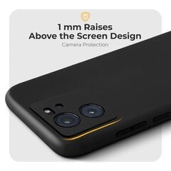 Чехол Moozy Minimalist для Xiaomi 13T, Xiaomi 13T Pro, тонкий матовый чехол, черный цена и информация | Чехлы для телефонов | pigu.lt