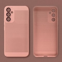 Moozy Samsung Galaxy A34 5G dangtelis dėklas su ventiliuojančiu dizainu VentiGuard Case, Rožinis kaina ir informacija | Telefono dėklai | pigu.lt