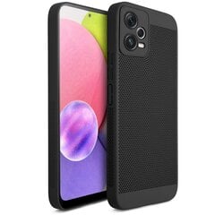 Чехол Xiaomi Redmi Note 12 Pro 5G с вентиляционным дизайном Moozy VentiGuard Case, черный цена и информация | Чехлы для телефонов | pigu.lt