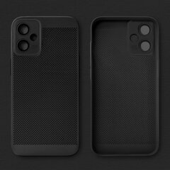 Чехол Xiaomi Redmi Note 12 Pro 5G с вентиляционным дизайном Moozy VentiGuard Case, черный цена и информация | Чехлы для телефонов | pigu.lt