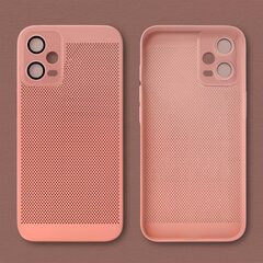 Moozy Xiaomi Redmi Note 12 Pro 5G dangtelis dėklas su ventiliuojančiu dizainu VentiGuard Case, Rožinis kaina ir informacija | Telefono dėklai | pigu.lt