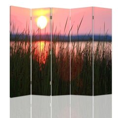 Pertvara Saulėlydis ant ežero kranto kaina ir informacija | Širmos, kambario pertvaros | pigu.lt