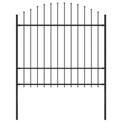 Lauko tvora, juoda, (1,5-1,75) x 1,7m, plienas kaina ir informacija | Tvoros ir jų priedai | pigu.lt