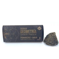 Smilkalų trikampiai Geometria Frankincense-Ambar, Sagrada Madre, Argentina, 4vnt. kaina ir informacija | Namų kvapai | pigu.lt