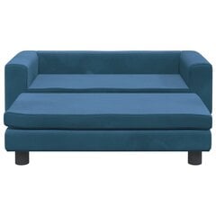 Vaikiška sofa vidaXL, mėlyna цена и информация | Детские диваны, кресла | pigu.lt