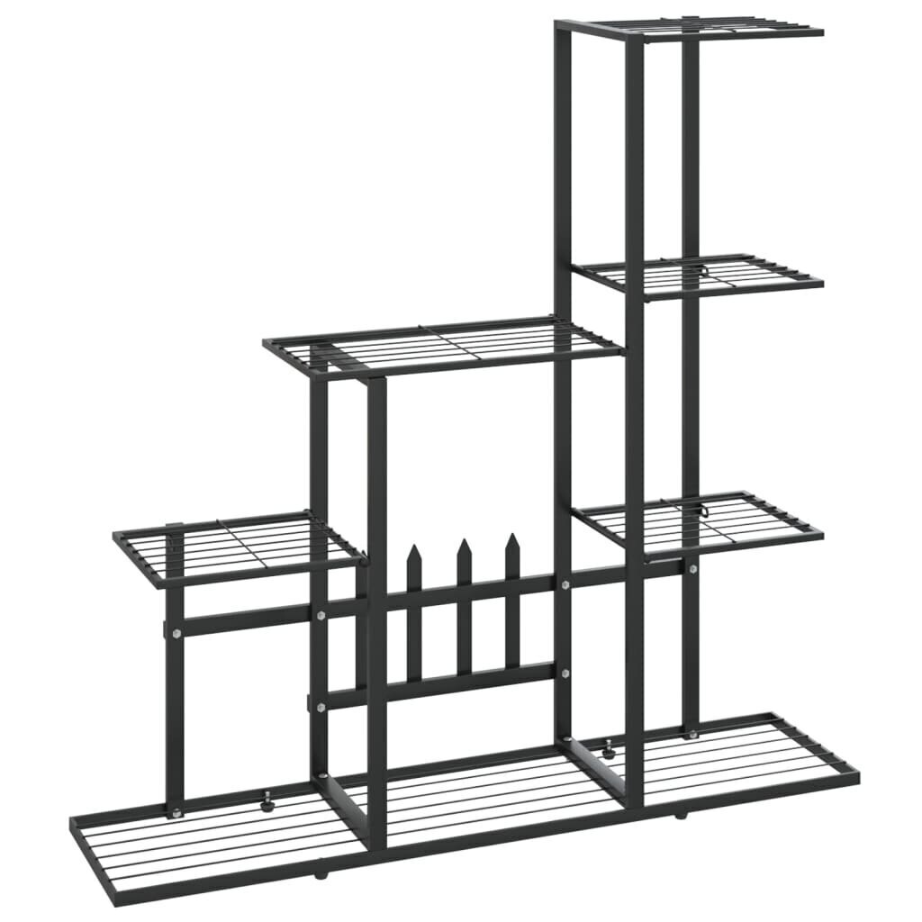 Stovas augalams ,juodos spalvos, 94,5x25x88 cm kaina ir informacija | Sodo įrankiai | pigu.lt